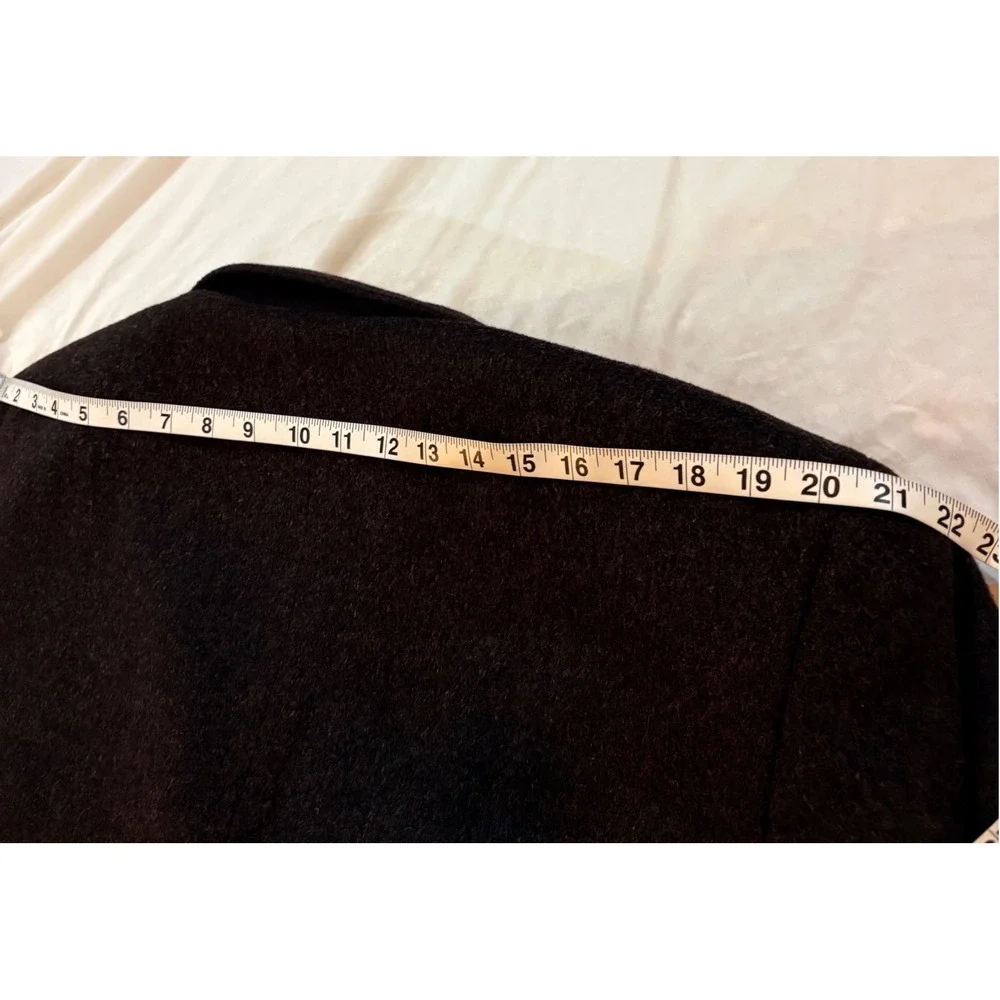 Michael Kors Mens 46L Blazer 100% Camel‎ Hair Charcoal Grey Sport Coat 2 Button